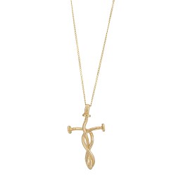 Love Hurts Cross Gold