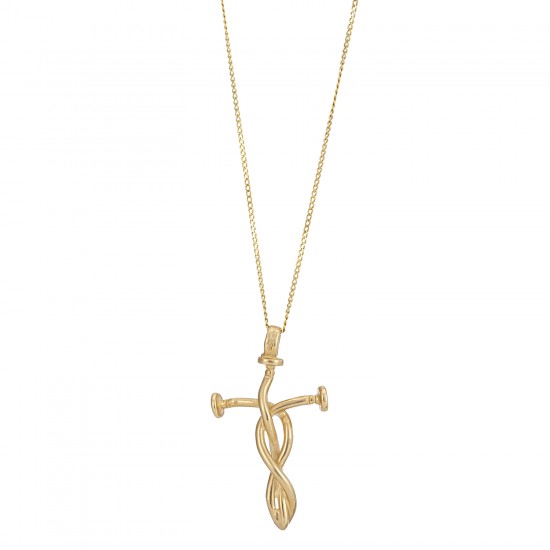 Love Hurts Cross Gold