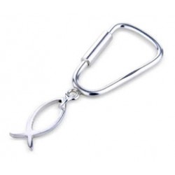 Jesus Fish Key Ring